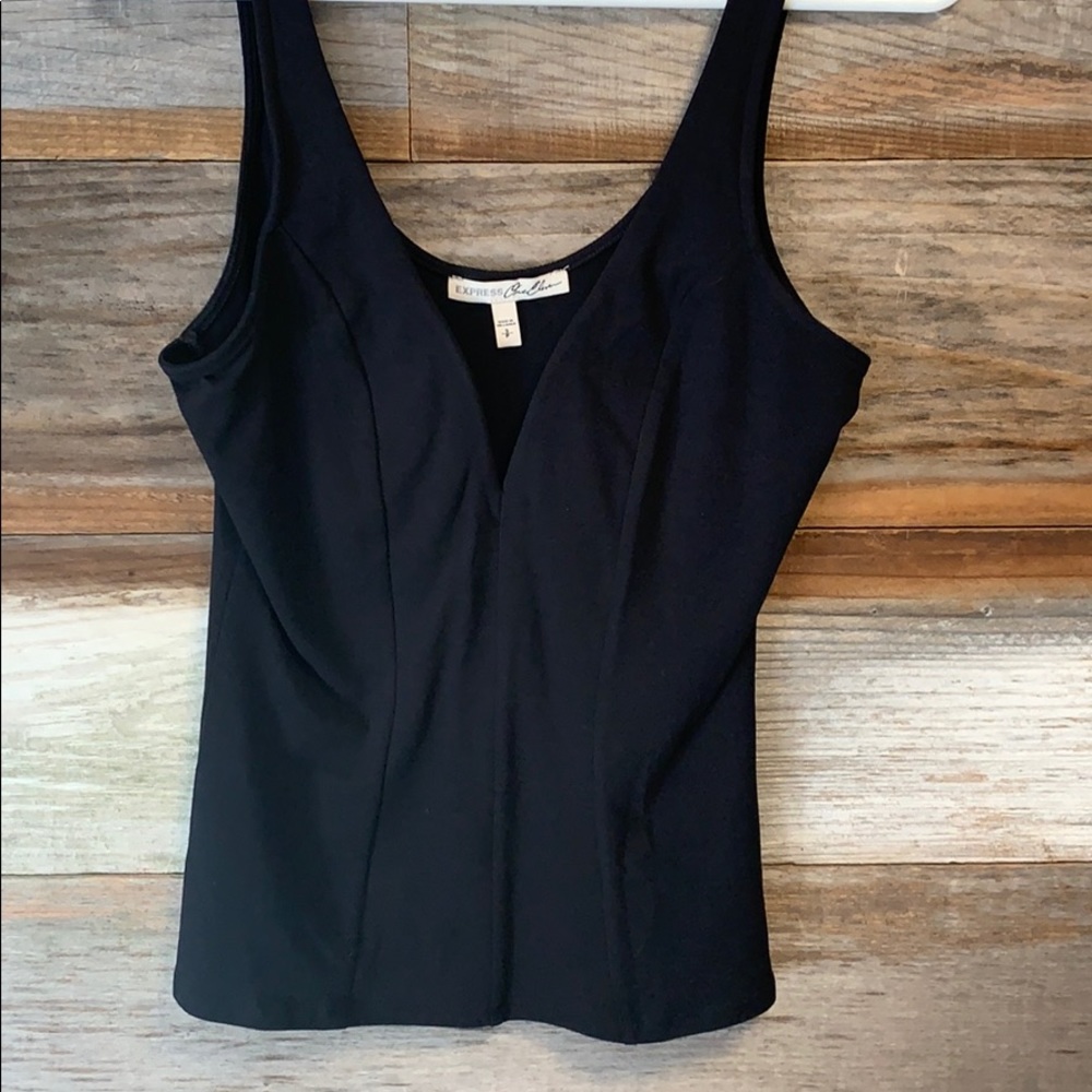 Express - Deep Sweetheart V-neck Top NWOT
